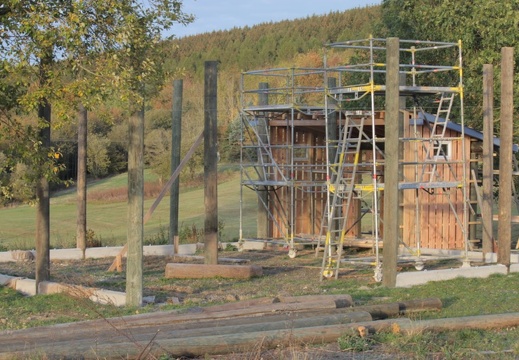 Bau der Schmißberger Storchenvoliere Oktober 2018   7.JPG
