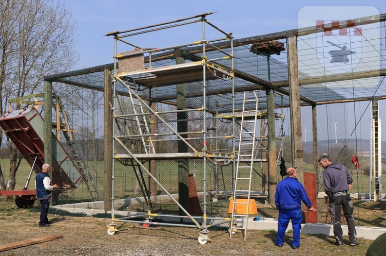 Bau der Schmißberger Storchenvoliere März 2019 107.JPG