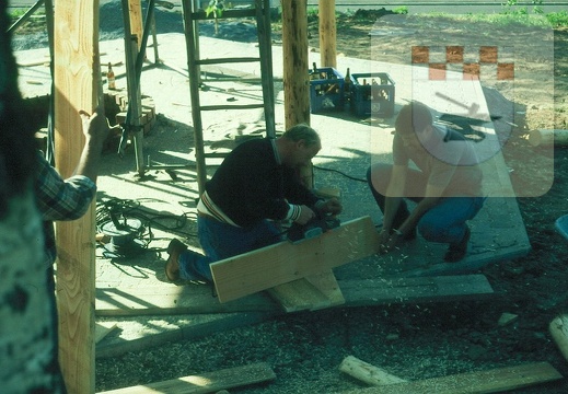 Bau der Grillhütte 1987 5.jpg