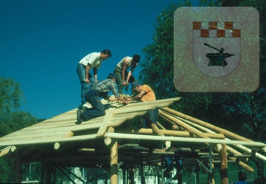Bau der Grillhütte 1987 7.jpg